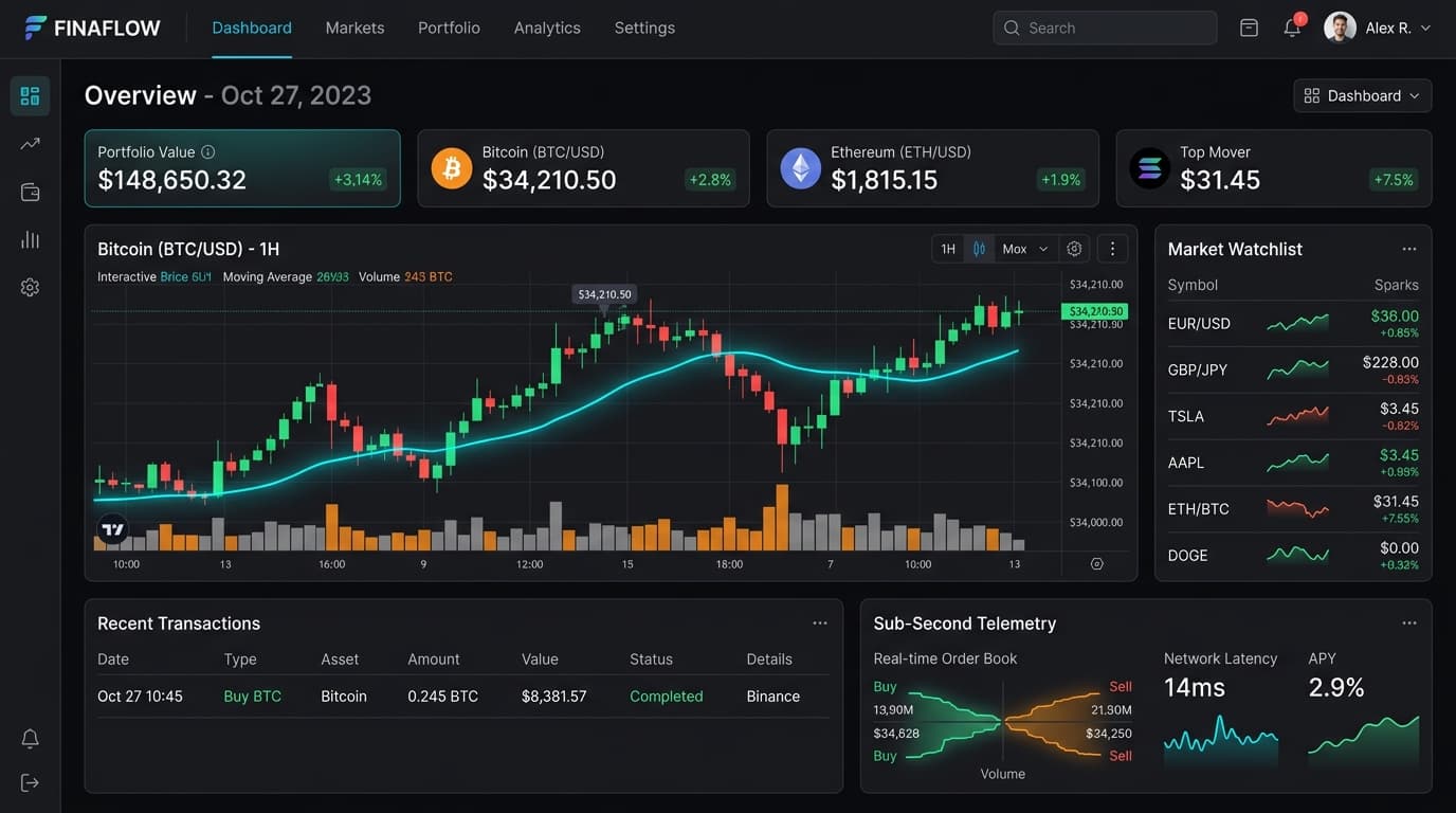 FinFlow Analytics SaaS
